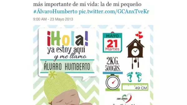 La secretaria general del Comité Ejecutivo Nacional del PRI, Ivonne Ortega, anunció a través de su cuenta de Twitter el nacimiento de su hijo.