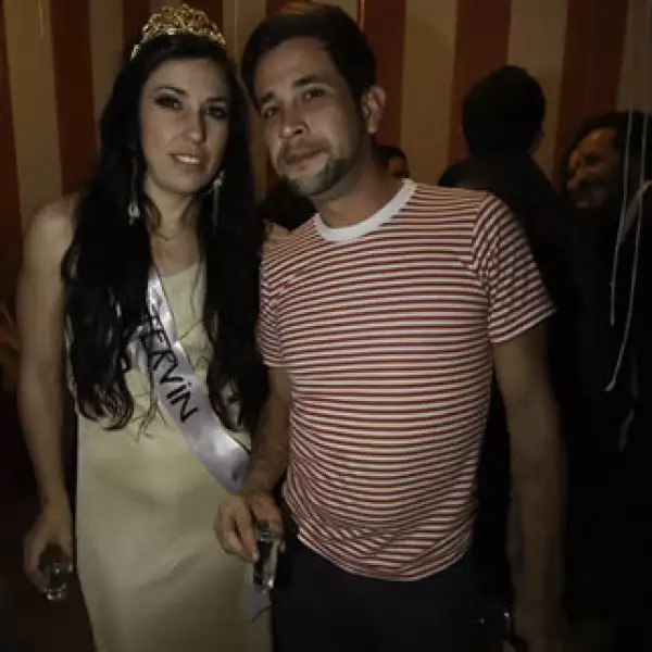 Julia Santana y Poncho Arechiga