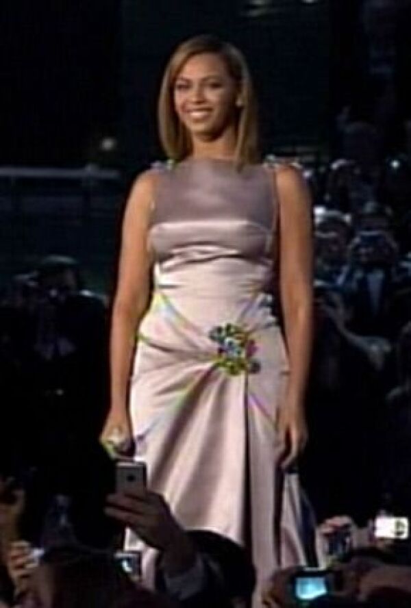 Beyoncé el día de la toma de protesta de Obama