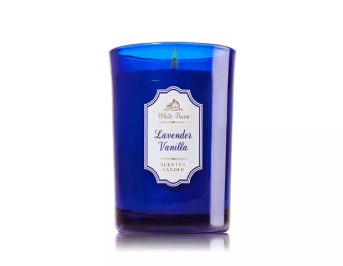 Lavender Vanilla, Meduim Candle, Bath & Body Works; Parque Toreo.