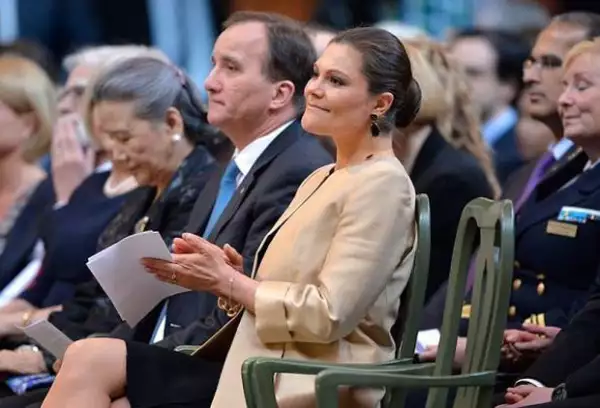 Esta fue su primer evento oficial después de haber dado a luz a su segundo bebé.