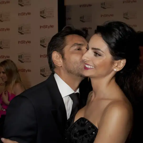 Eugenio y Aislinn Derbez