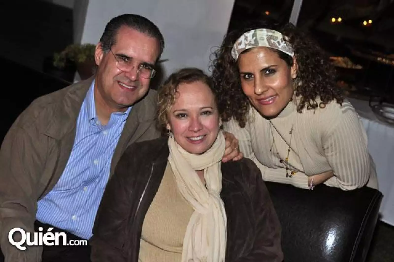 Jorge Garnés,Mirna Villarreal de Garnés y Fabiola Nahas