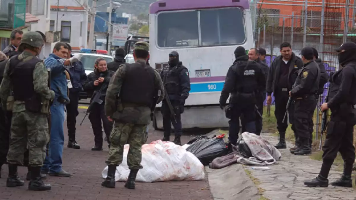 La mañana de este viernes fueron encontrados en bolsas de plástico los cuerpos de tres personas