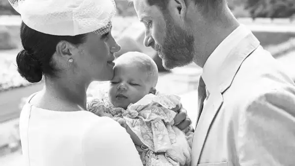 Meghan Markle, príncipe Harry y Archie Harrison