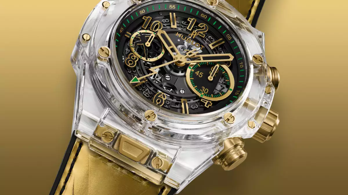 Big Bang Unico Sapphire Chronograph Usain Bolt Victory Set