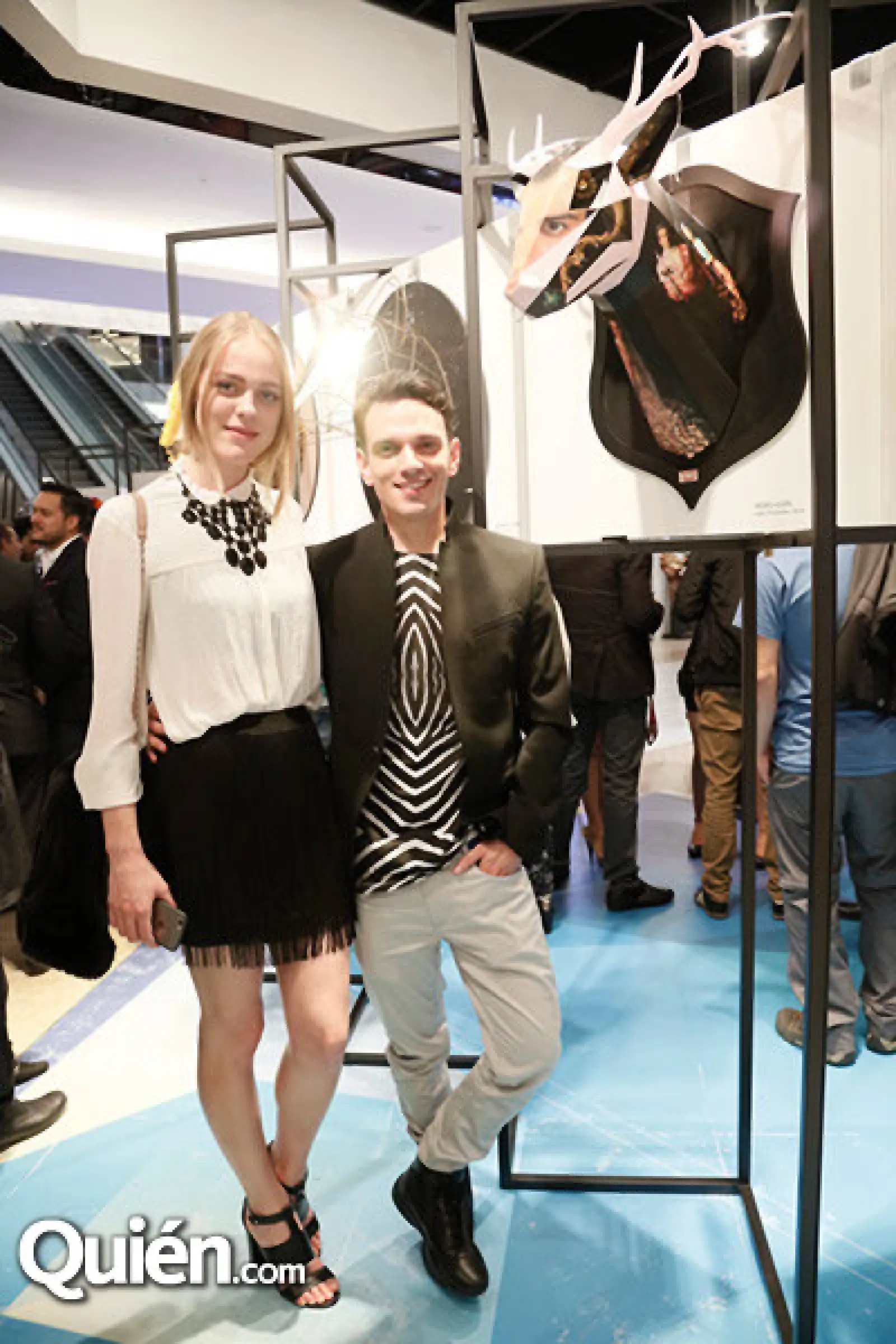 Jessica Faustino y Pedro Luján