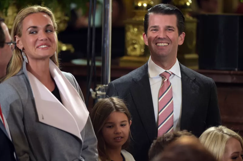 Vanessa Trump y Donald Trump Jr