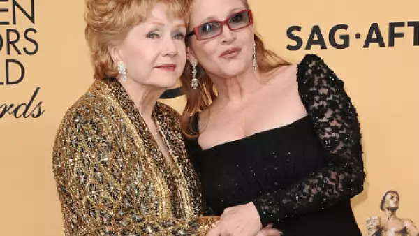 Debbie Reynolds and Carrie Fisher at The Shrine Auditorium