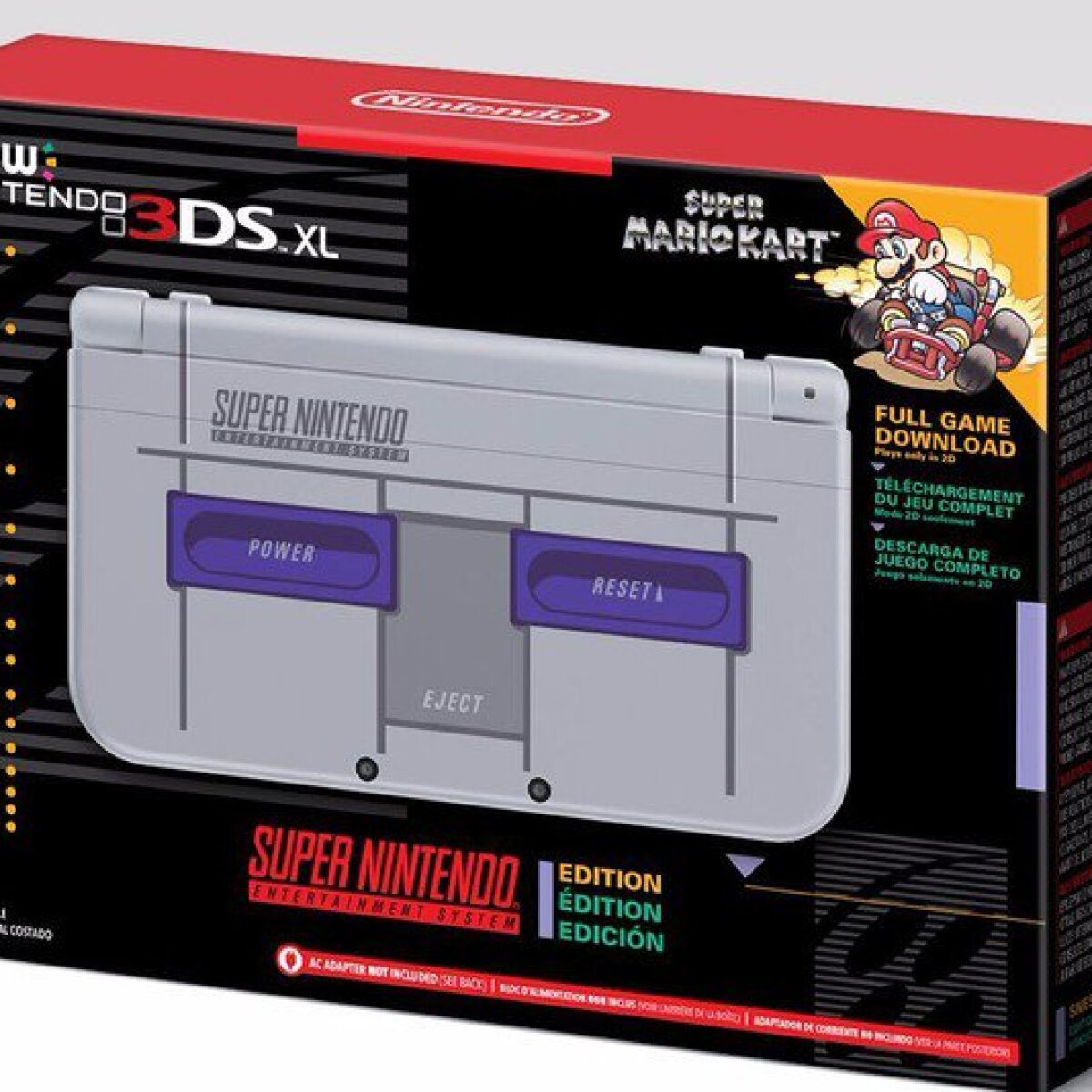 Nintendo lanza un 3DS XL SNES Edition, exclusiva de Amazon