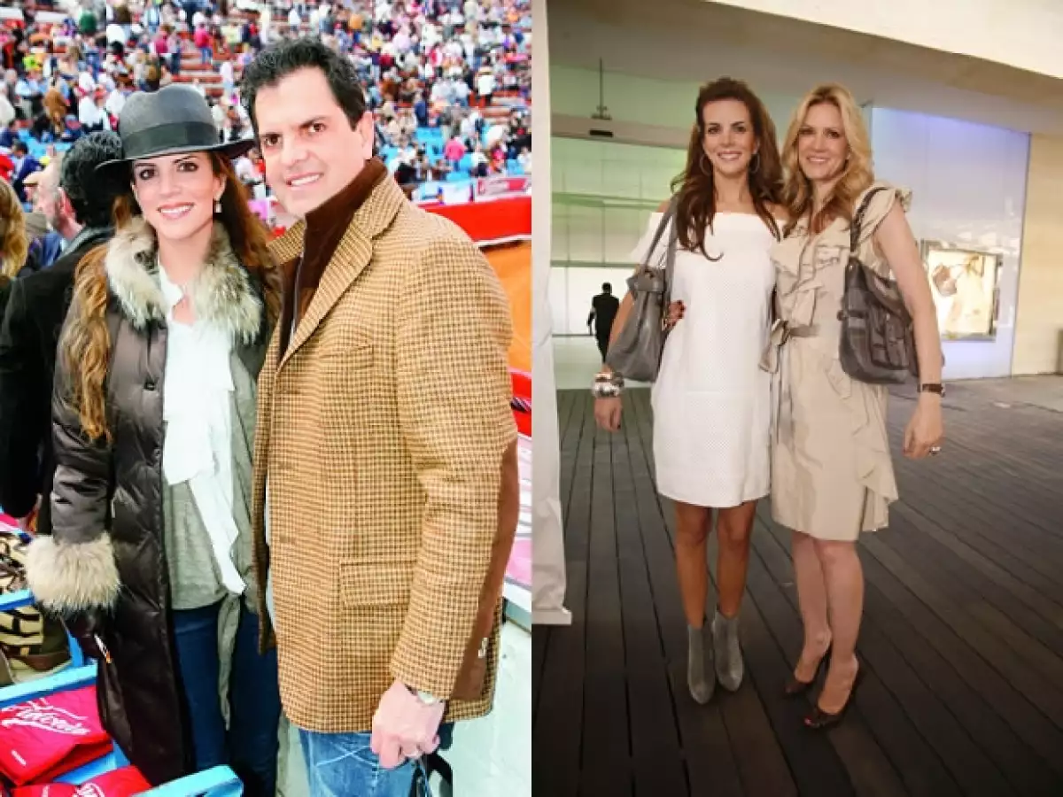 Sofía con Alejandro Baillères en la Plaza de Toros y con Rebecca de Alba