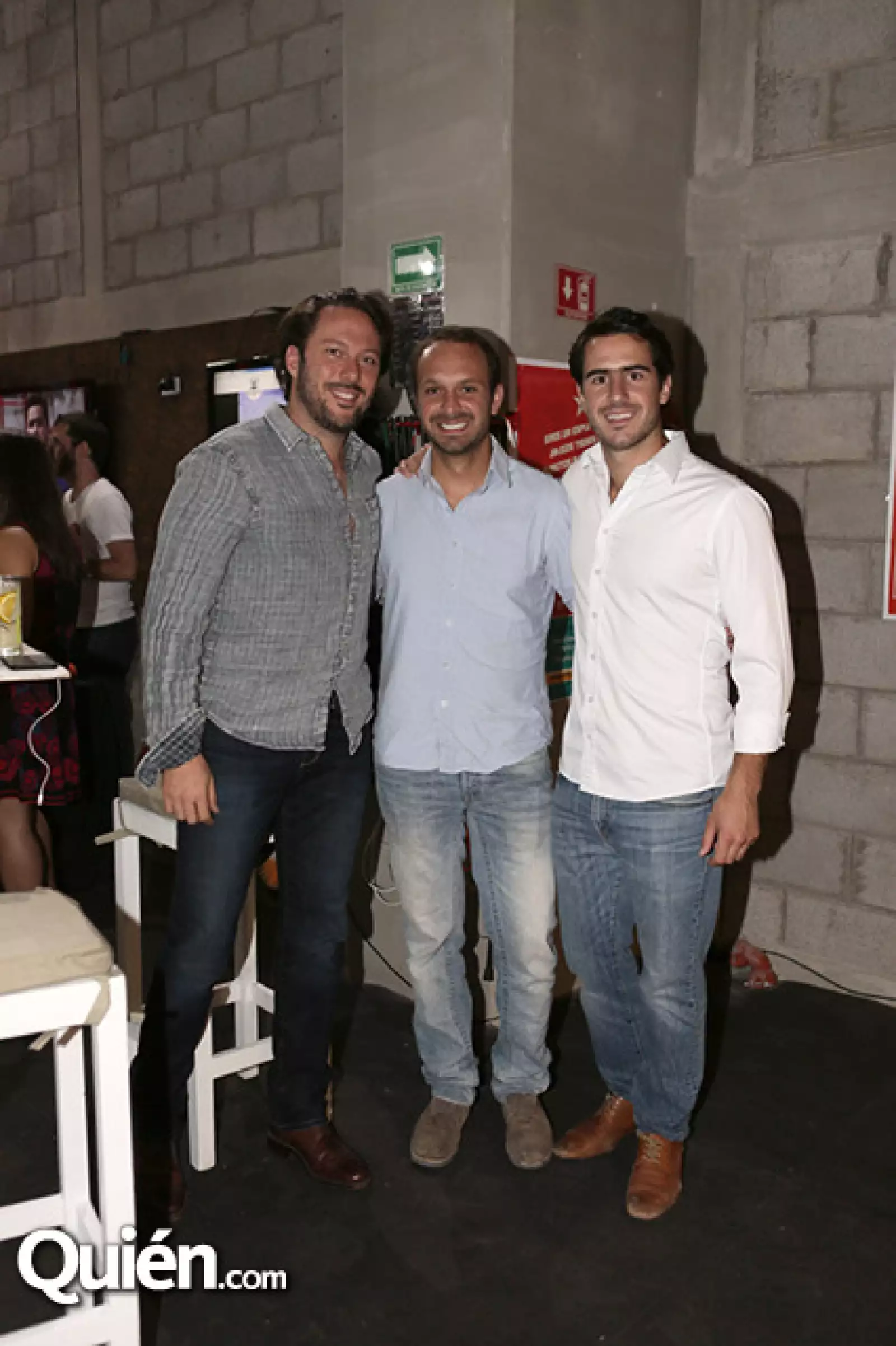 Jacobo Mekler, Sebastián Mitre y Santiago Galas
