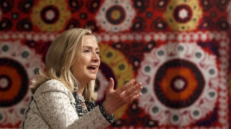 clinton en uzbekistan