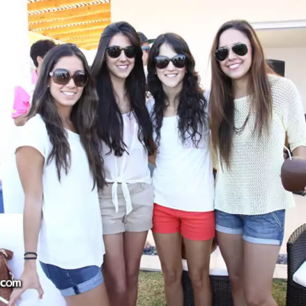 Fernanda Madero, Florencia Salcedo, Regina Martín del Campo y Ana Paola Partida