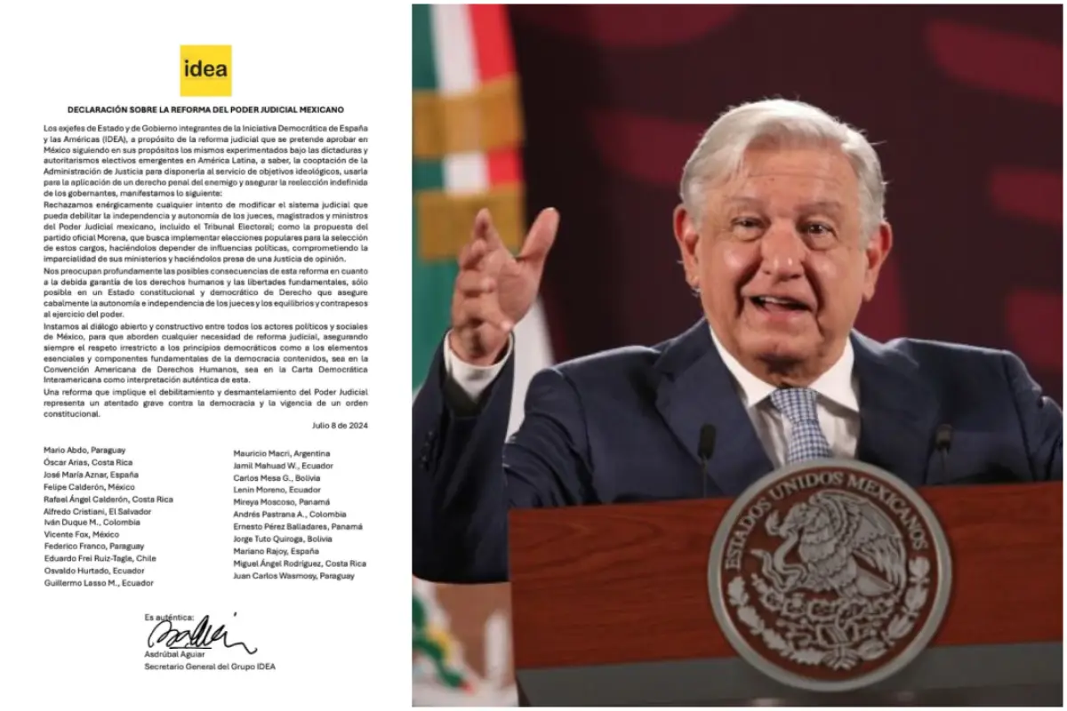 Expresidentes expresan rechazo a reforma de AMLO