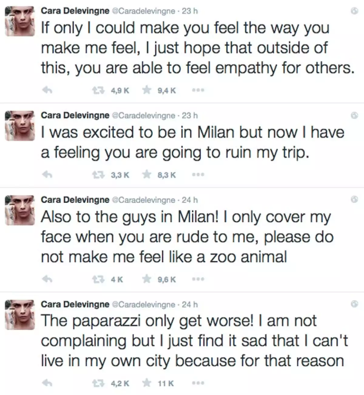 No pudo evitar su furia compartiendo una serie de mensajes vía Twitter.