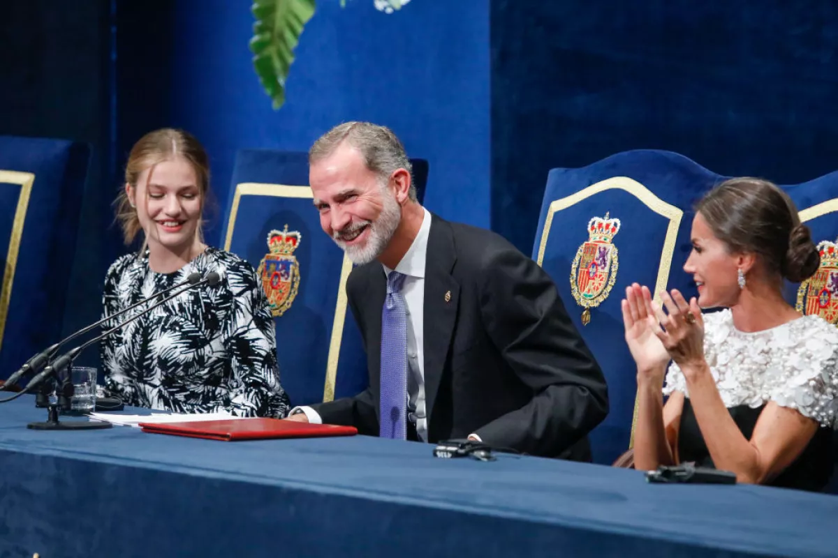 Princesa Leonor y rey Felipe VI