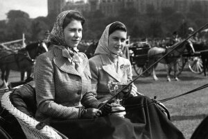 Margarita e Isabel en 1945