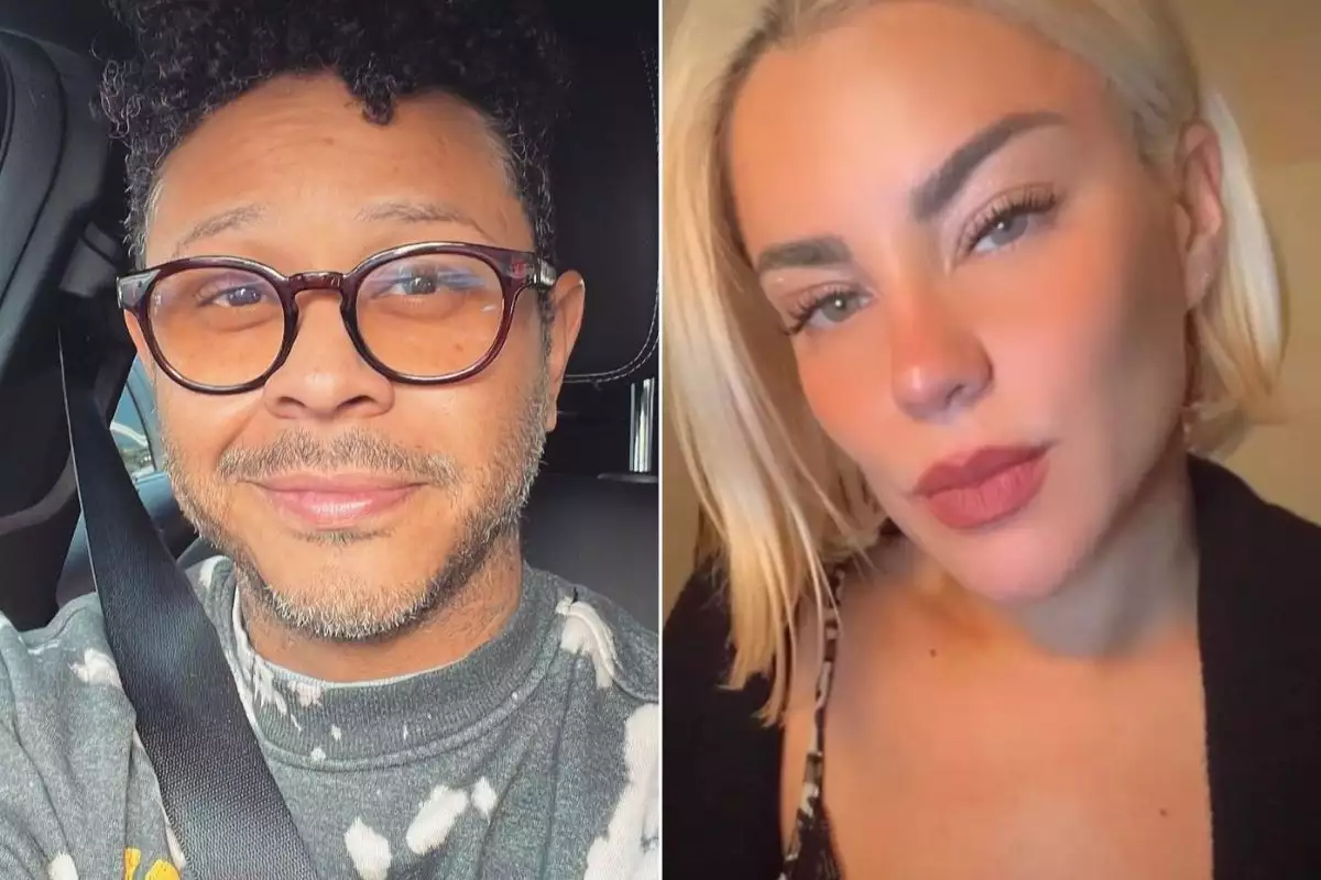 Collage de fotos de los cantantes Kalimba y Melissa Galindo