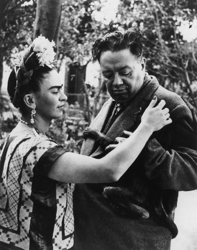 Frida Kahlo y Diego Rivera.