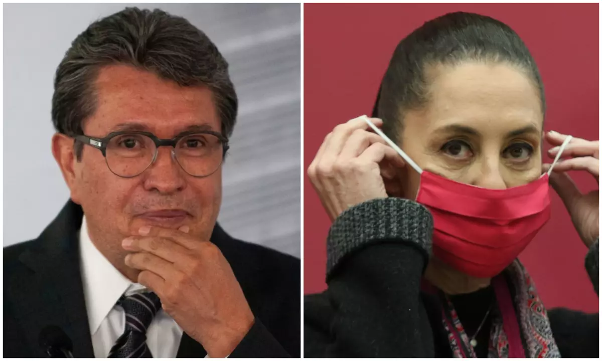 Ricardo Monreal y Claudia Sheinbaum 