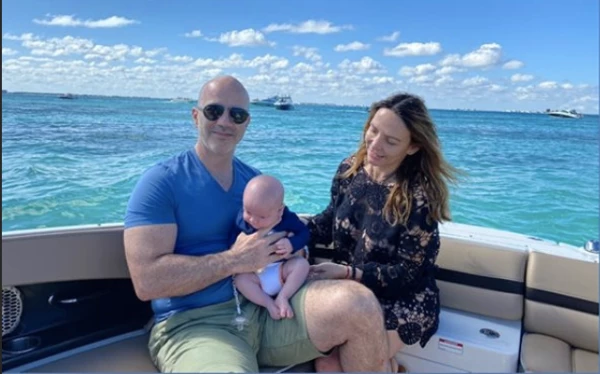 Francisco Ontiveros, Emiliano y Erika Zaba.