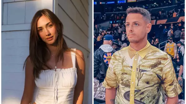 Nicole McPherson y Javier 'Chicharito' Hernández