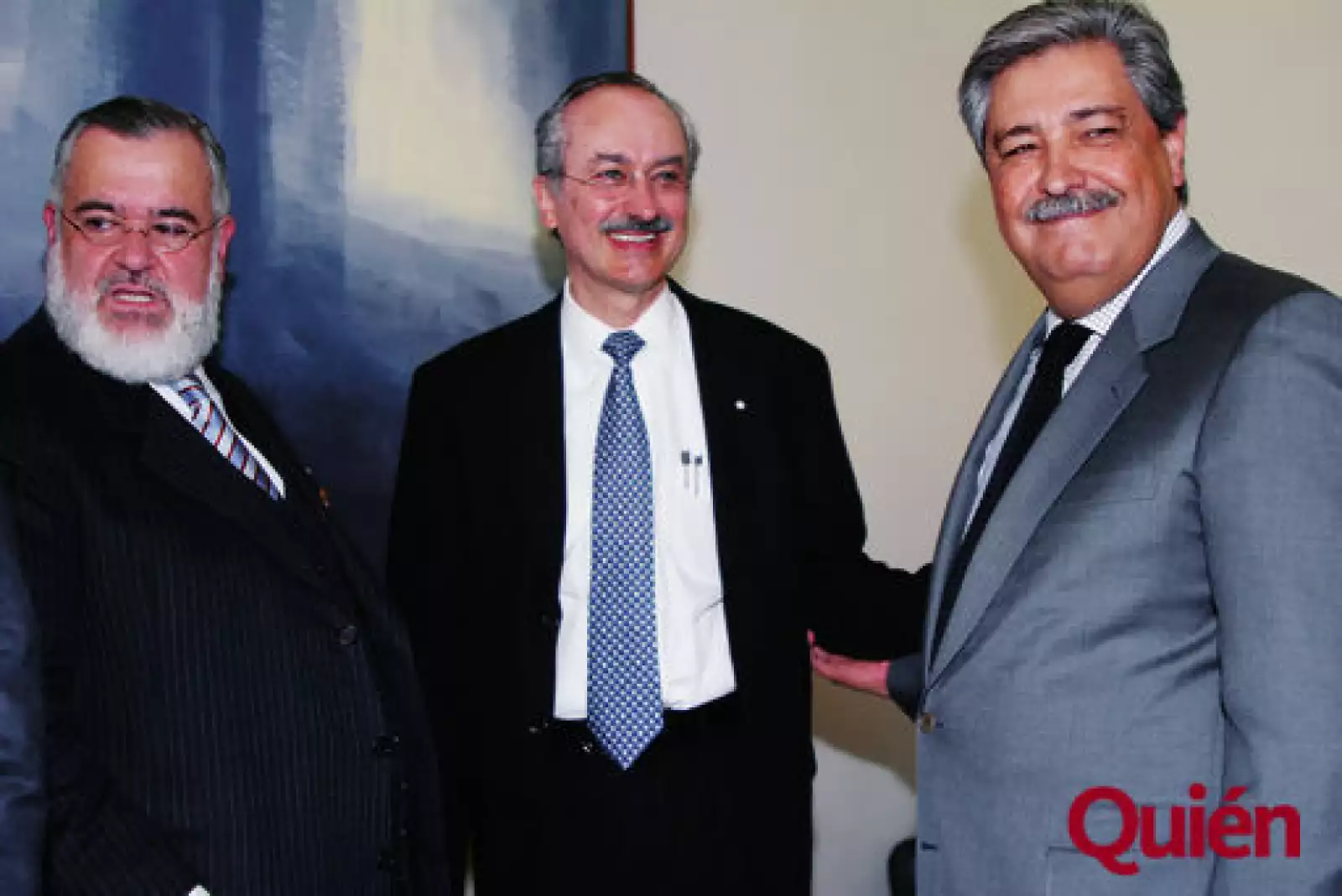 José Luis Soberanes, Francisco Gil Díaz, Humberto Elizondo