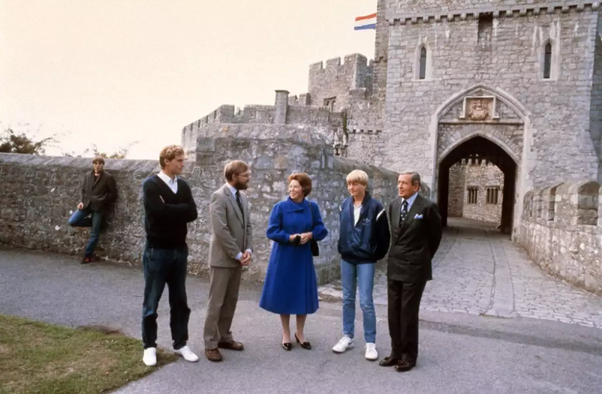 Reina Beatriz y el príncipe Nicolás de Netherlands