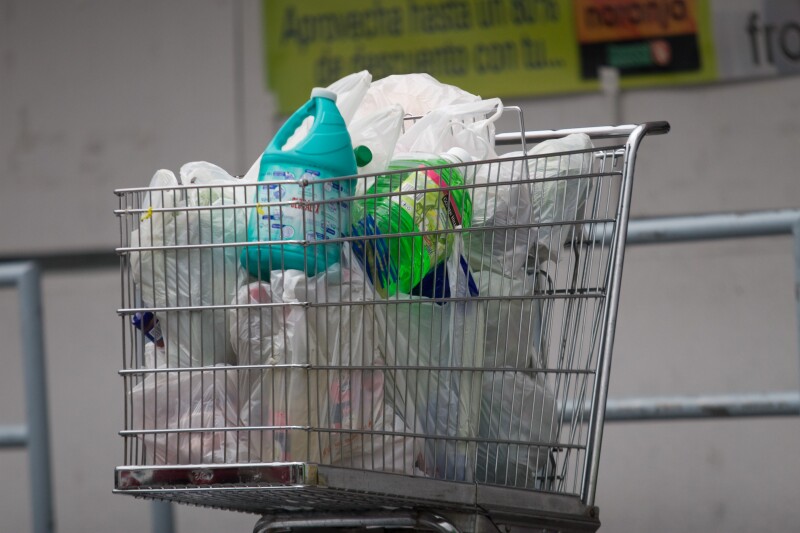 Uso de bolsas de plástico
