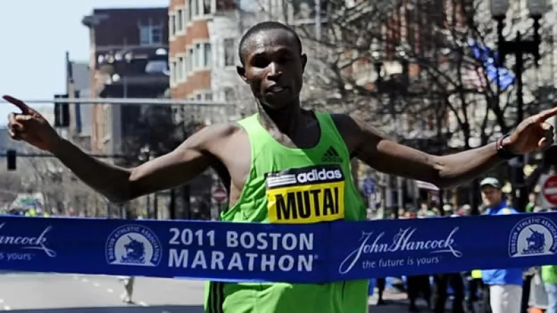 Mutai record boston