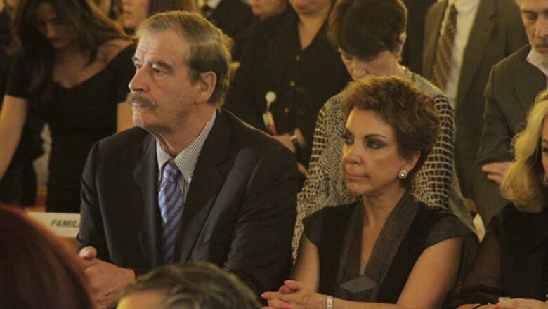 Vicente Fox, acompañado de Marta Sahagún, habló de los consejos que le dio Zambrano.