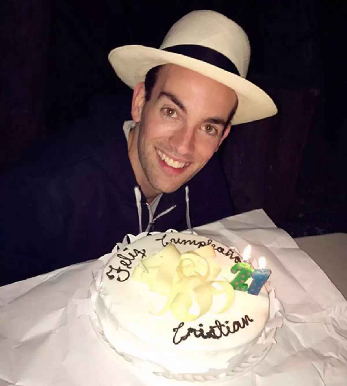 Christian acababa de cumplir 21 años hace unos días.