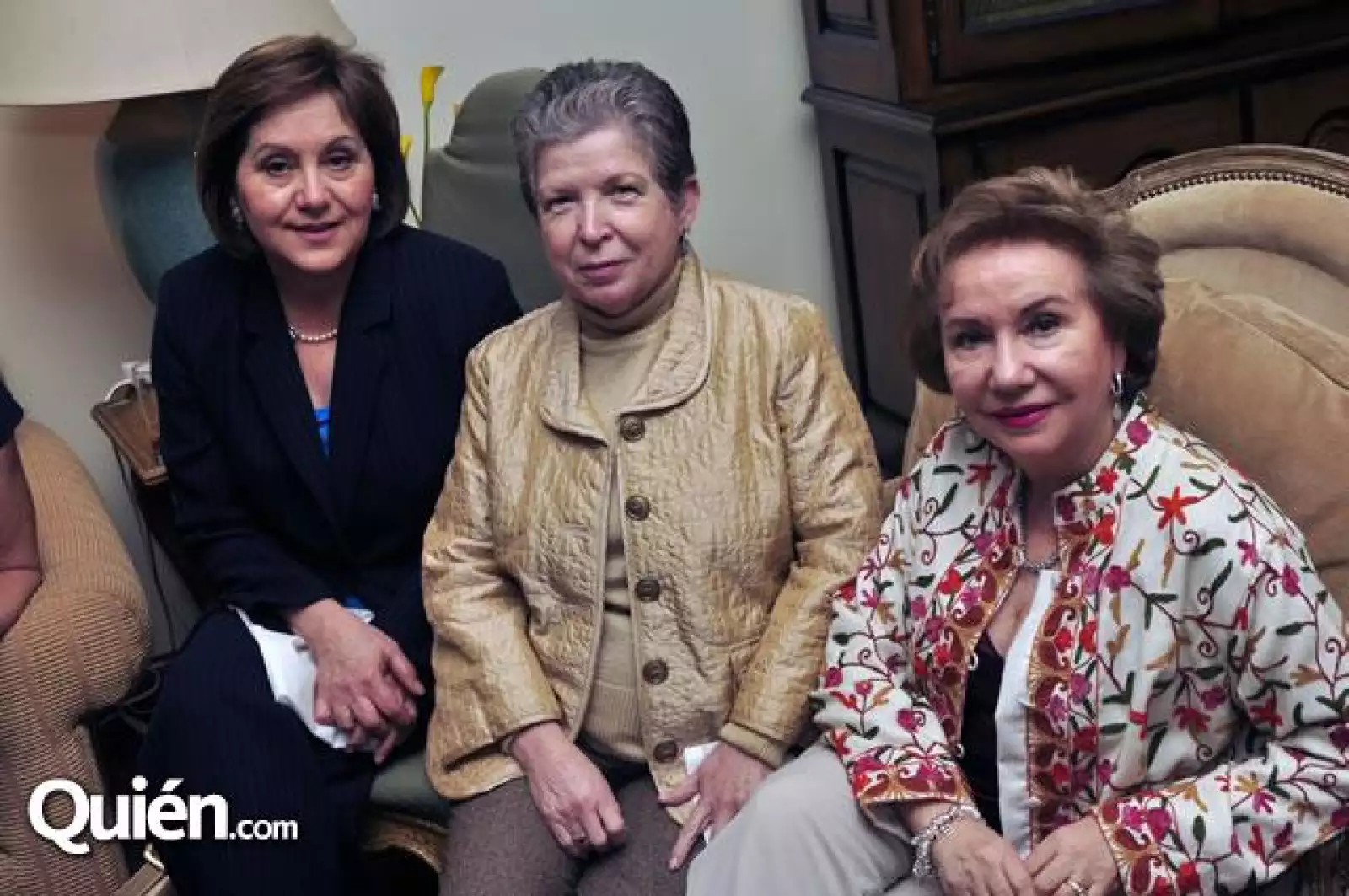 Tita Lozano,Catalina Galán de Cortés y Mágala Muret de Figaldo