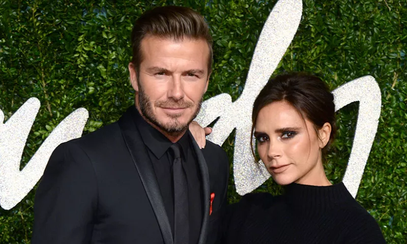 David Beckham y Victoria Adams