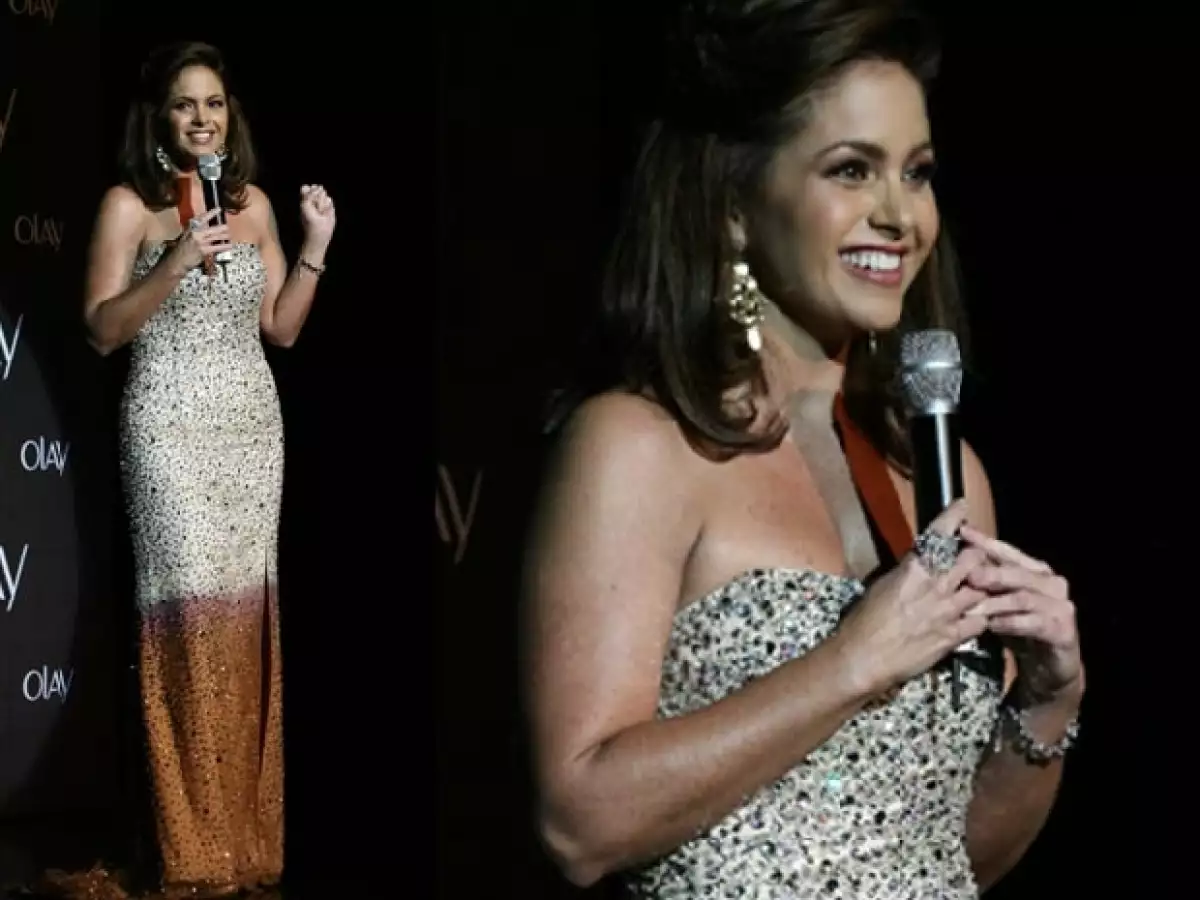 La cantante engalanó la presentación del nuevo jabón de la marca Olay anoche durante un cóctel ofrecido en el Museo Casa de la Bola.