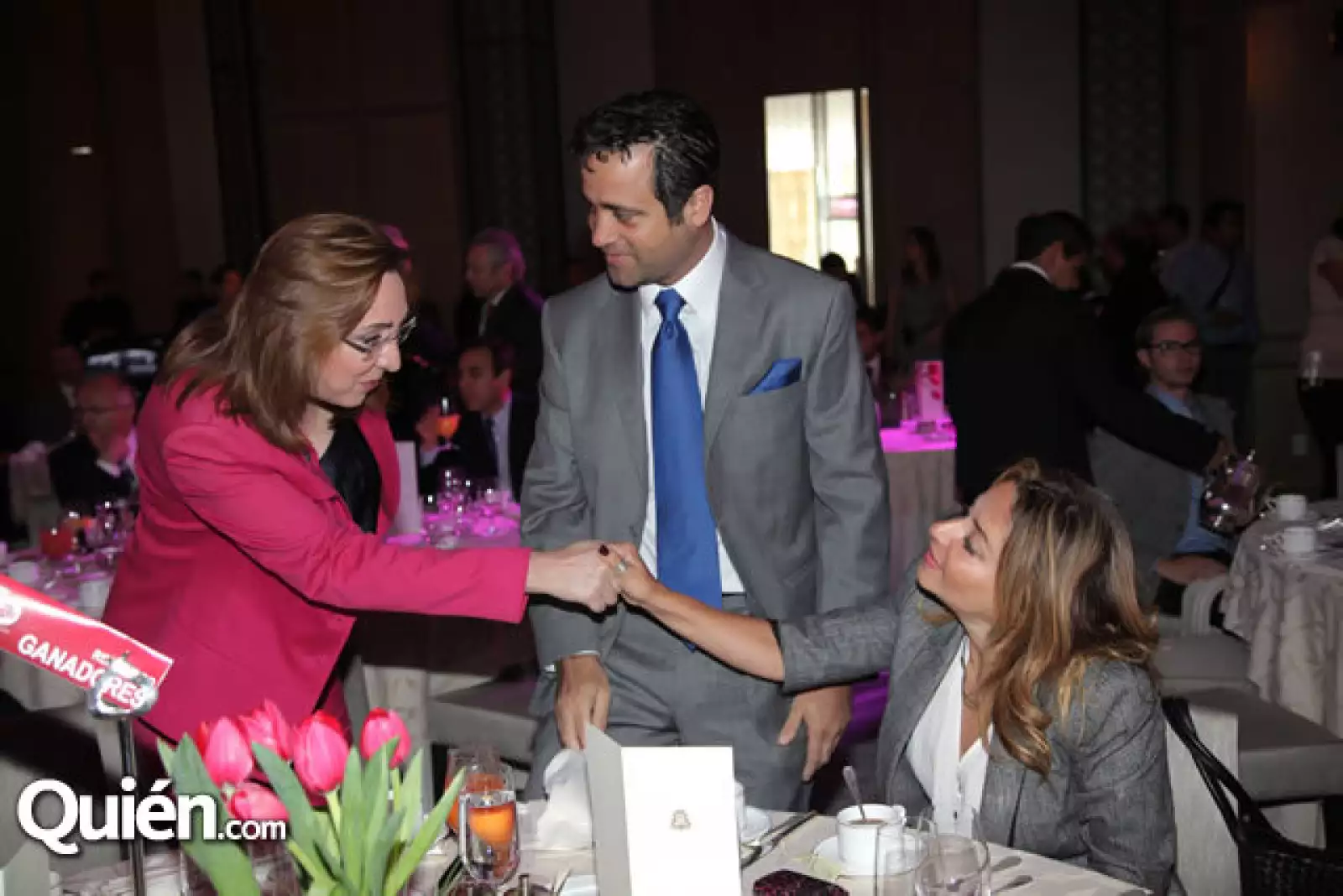 Rosi Orozco, Roberto Slim, Luisa Serna.