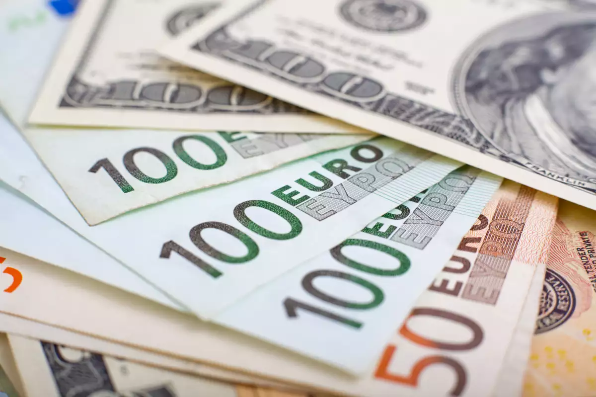 Euro y dólar