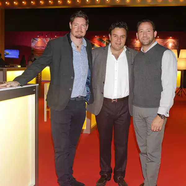 Geranrdo Reinking, Iván Hidalgo y Gerardo Jean