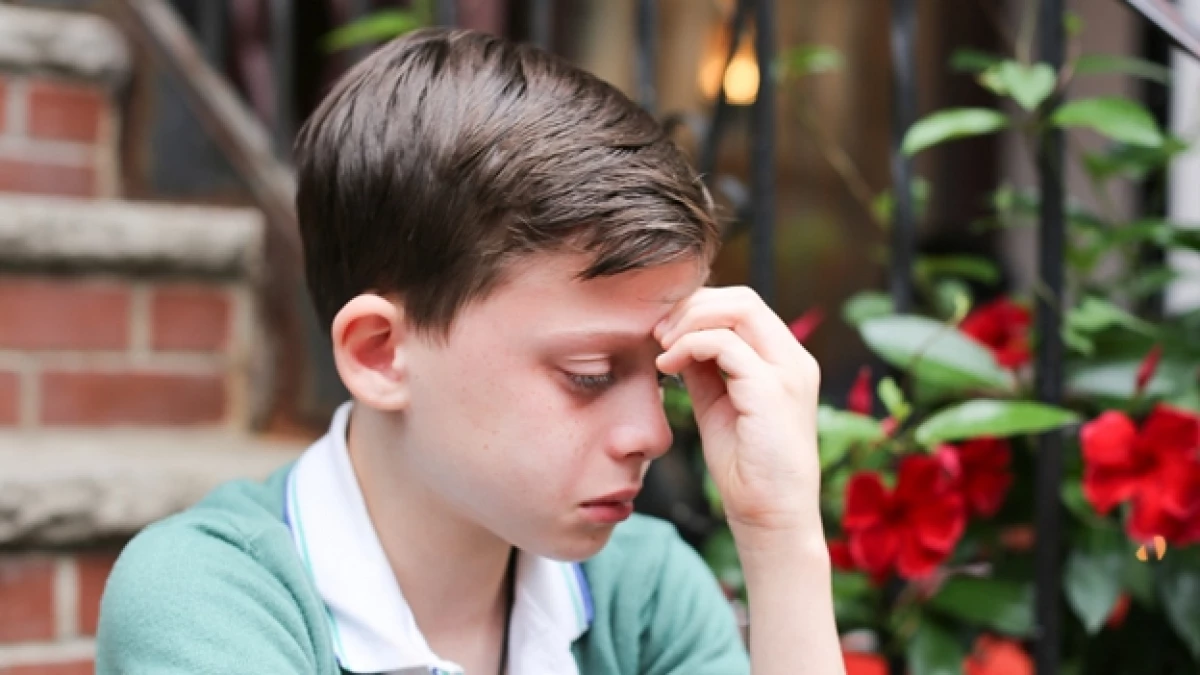 niño llorando