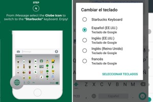 Para usarlo solo tienes que mantener pulsado el ícono en forma de Mundo.