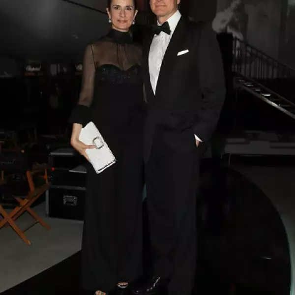 Livia Firth y Colin Firth.