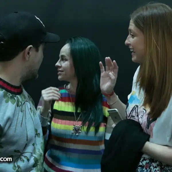 Sami Hayek,Daniela Villegas y Zélika García