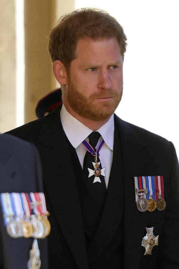 The funeral of Prince Philip, Duke of Edinburgh, State Entrance, Windsor Castle, Berkshire, UK - 17 Apr 2021