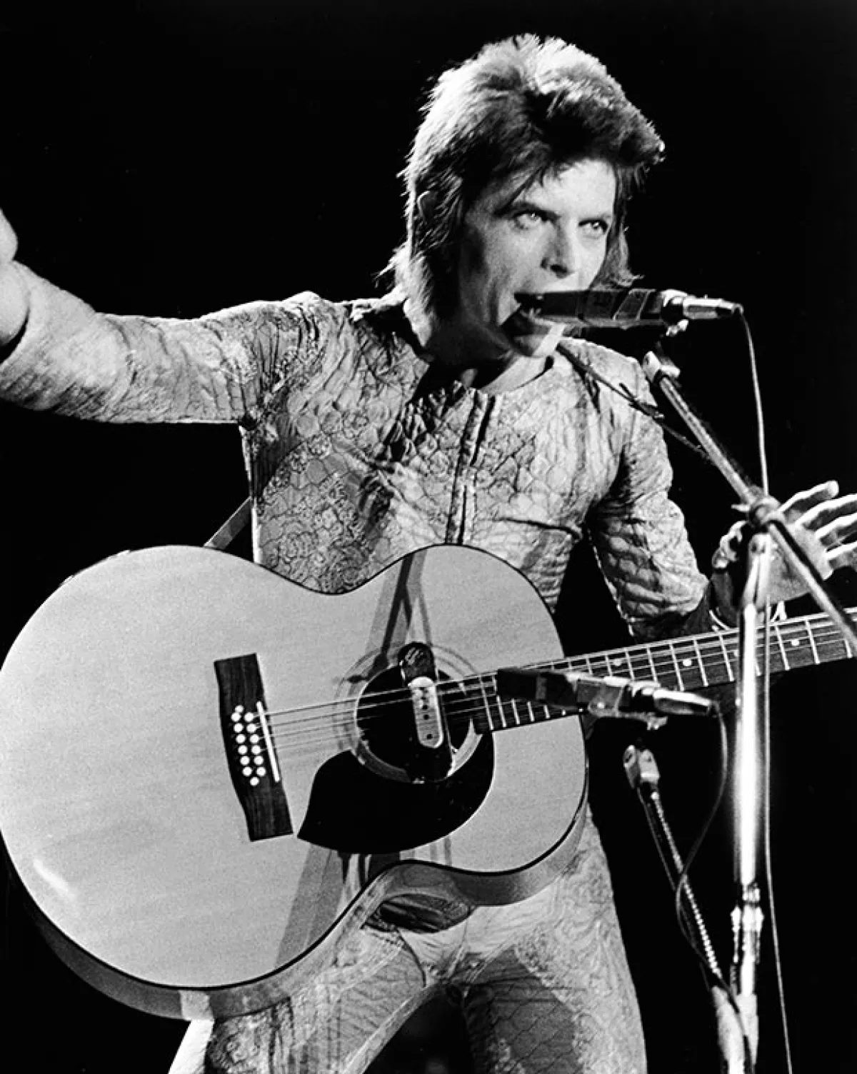 David Bowie es uno de los músicos legendarios de las década de los 70 e influyó en decenas de artistas posteriores.