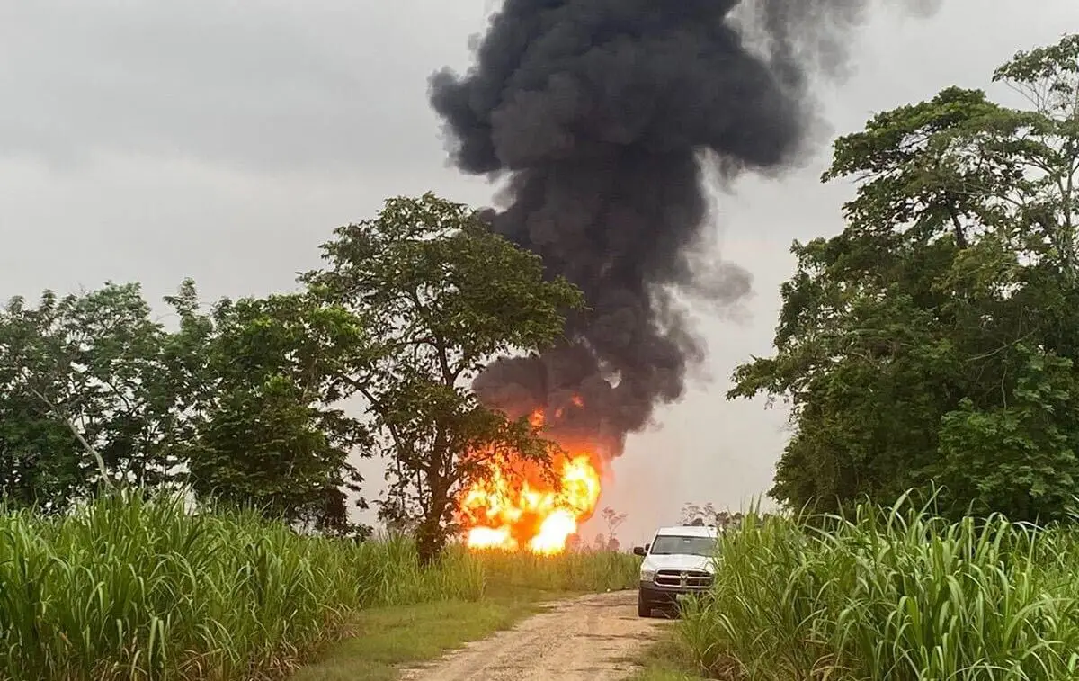 Explosión de Pemex en Tabasco
