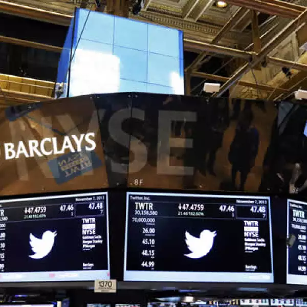 La capitalización de Twitter se acerca a la de otras empresas como LinkedIn y Yahoo.