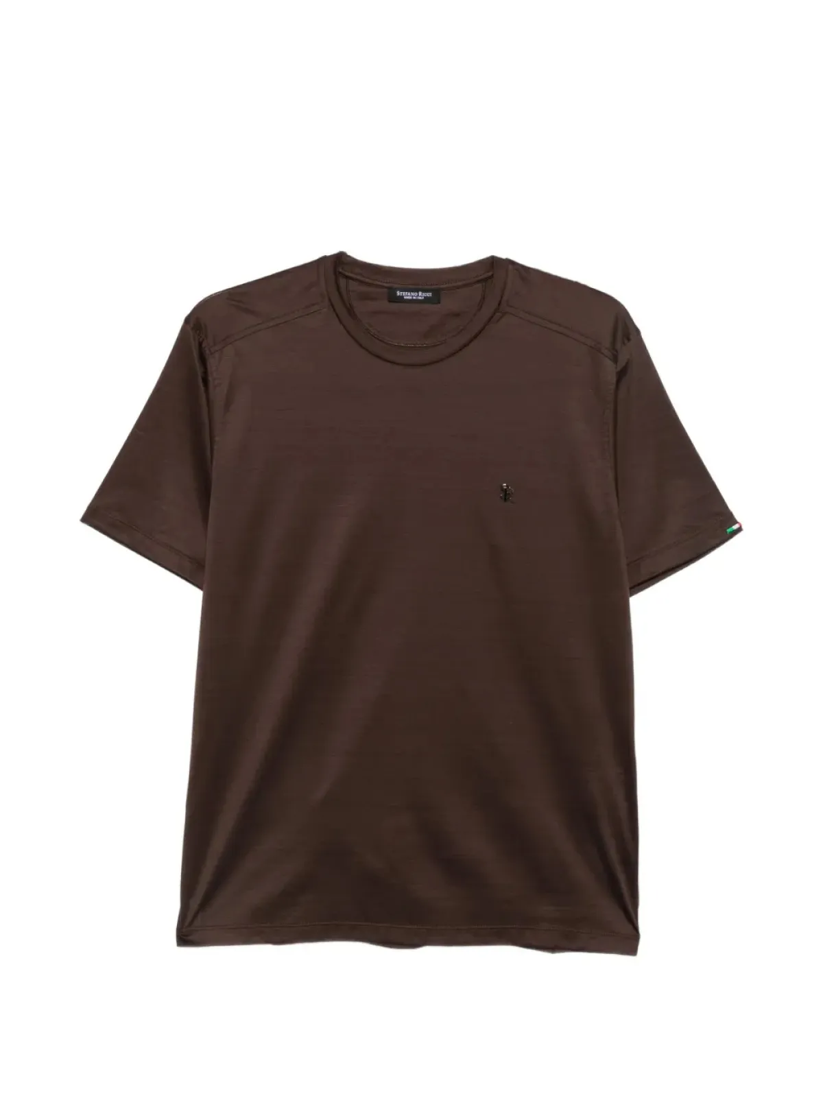 Camiseta con placa del logo
