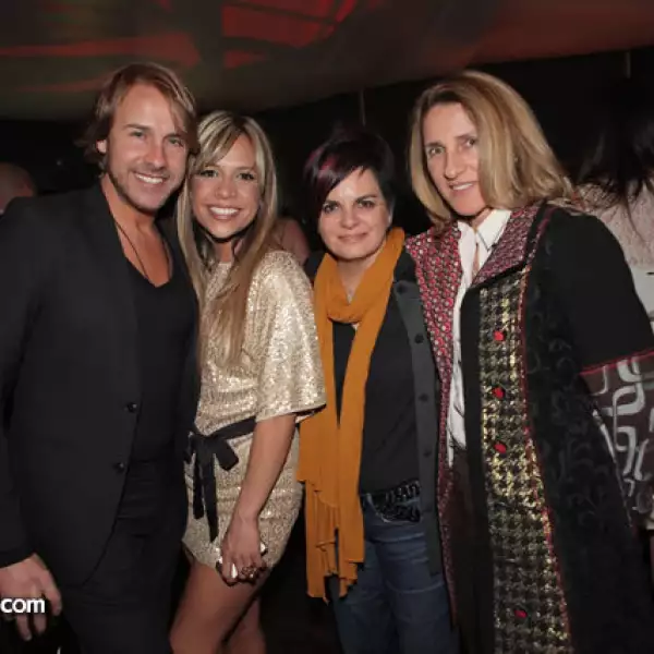 Carlos Gascón, Silvia Herrera, Delia González y Brigitte Le Docte
