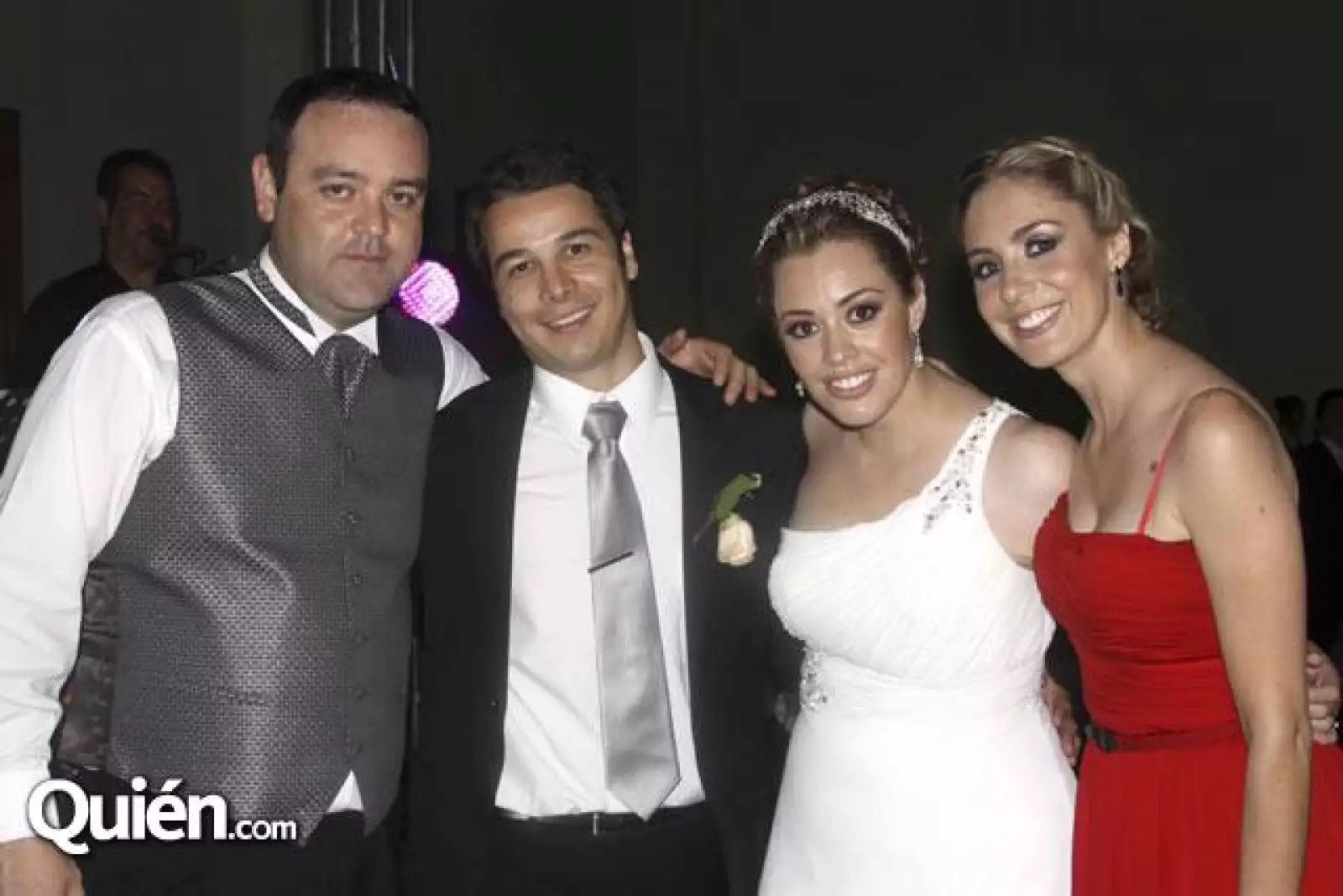 Alejandro Moncada,Salvador Gutiérrez,Bárbara Pons y Mireya Pons